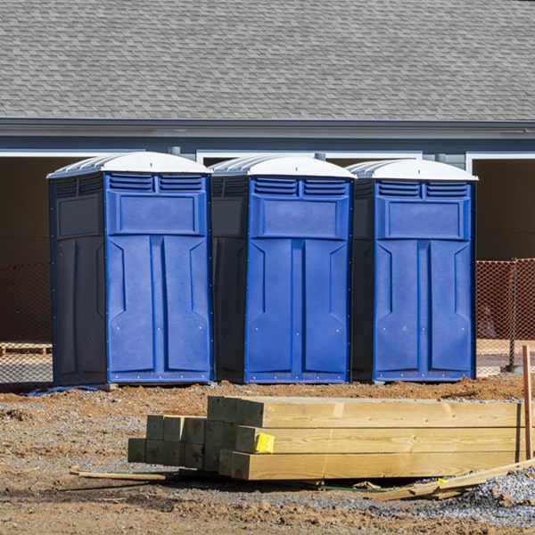 what is the maximum capacity for a single porta potty in Alton New York